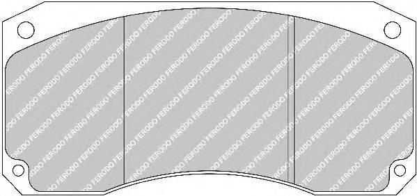 Комплект тормозных колодок, дисковый тормоз FERODO FCV769