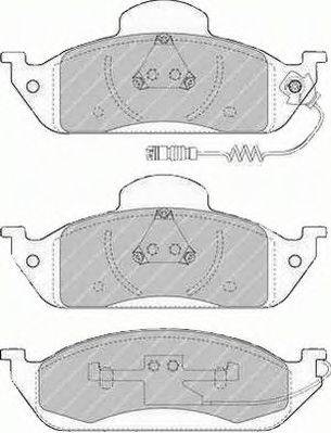 Комплект тормозных колодок, дисковый тормоз FERODO 23194