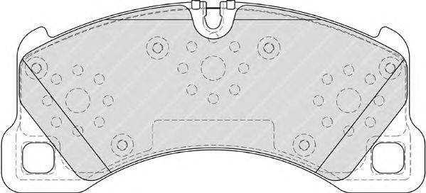 Комплект тормозных колодок, дисковый тормоз FERODO 24295
