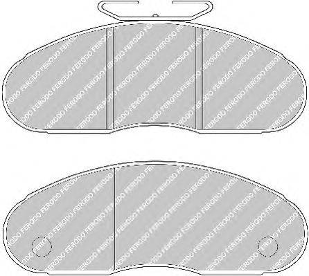 Комплект тормозных колодок, дисковый тормоз VALEO 551026