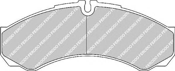 Комплект тормозных колодок, дисковый тормоз FERODO FSL1315