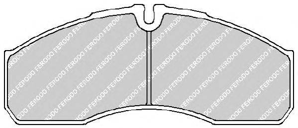 Комплект тормозных колодок, дисковый тормоз FERODO 29160