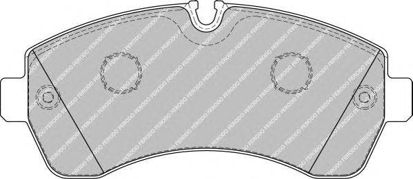 Комплект тормозных колодок, дисковый тормоз FERODO 29200