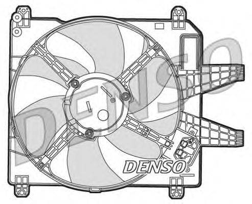 Вентилятор, охлаждение двигателя DENSO DER09004