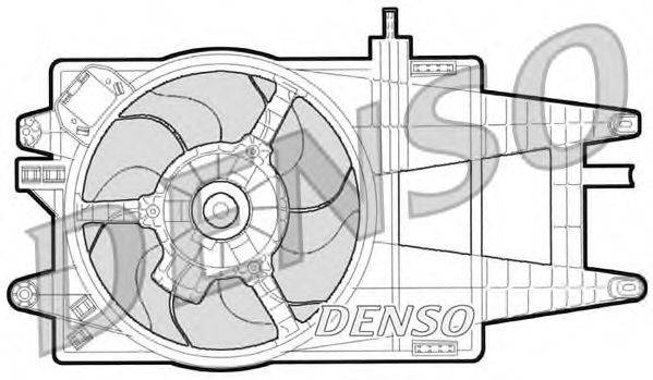 Вентилятор, охлаждение двигателя DENSO DER09032
