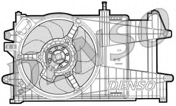 Вентилятор, охлаждение двигателя DENSO DER09039