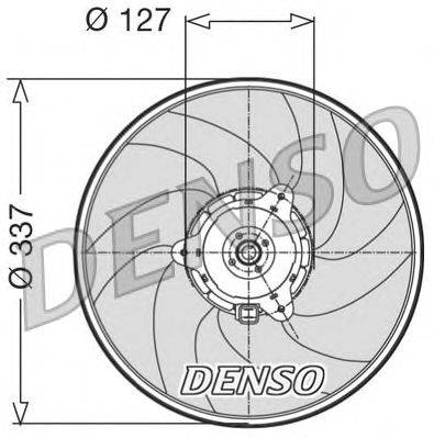 Вентилятор, охлаждение двигателя DENSO DER21004