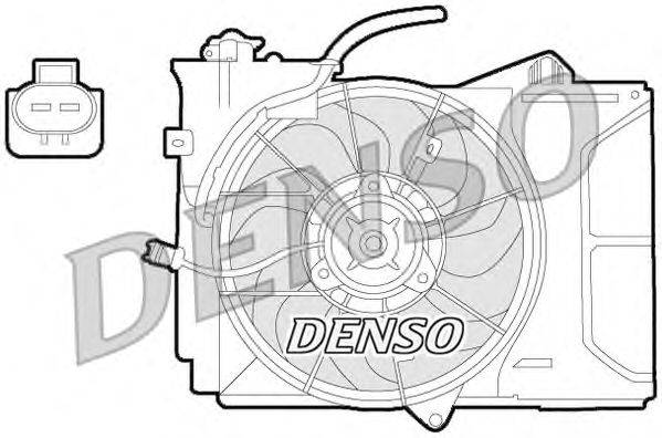 Вентилятор, охлаждение двигателя DENSO DER50001