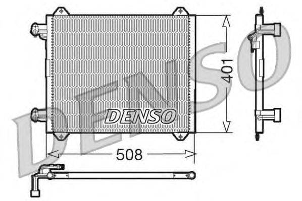 Конденсатор, кондиционер DENSO DCN02009