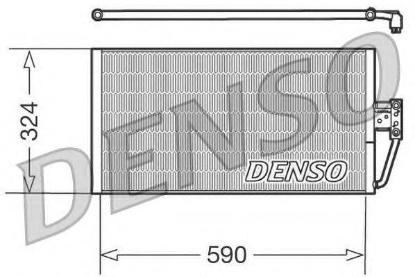 Конденсатор, кондиционер DENSO DCN05006