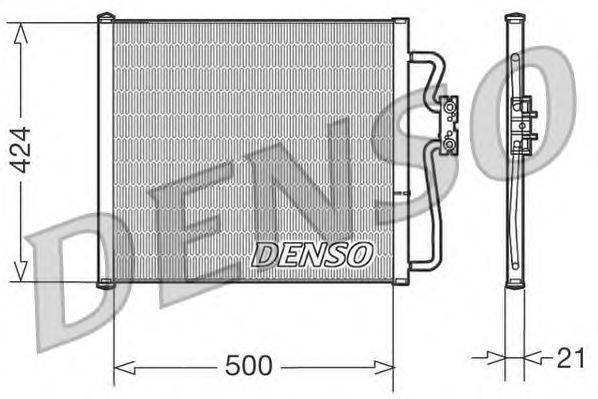 Конденсатор, кондиционер DENSO DCN05007