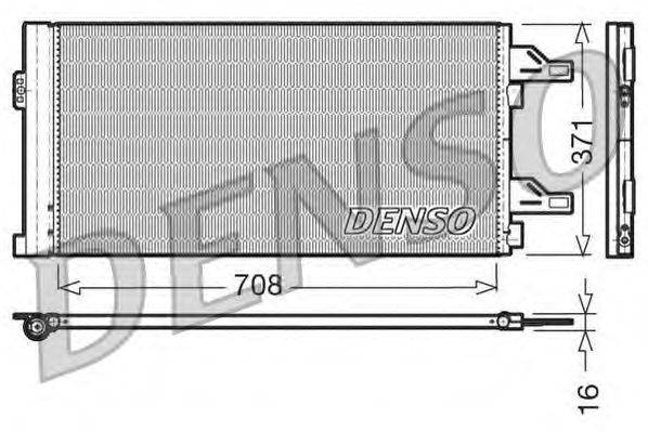 Конденсатор, кондиционер DENSO DCN07002