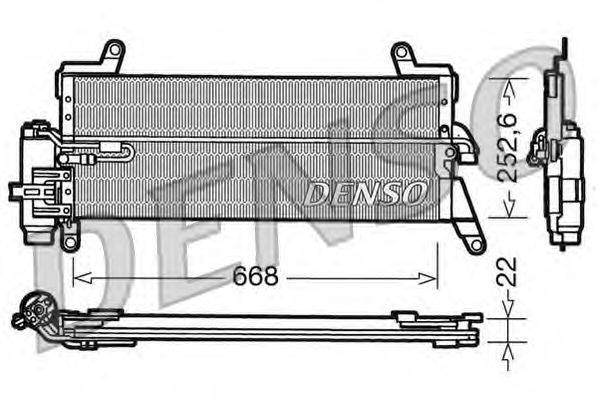 Конденсатор, кондиционер DENSO DCN13010