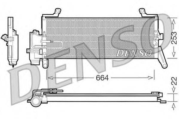 Конденсатор, кондиционер DENSO DCN13011