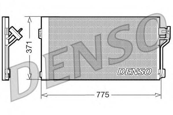 Конденсатор, кондиционер DENSO DCN17050