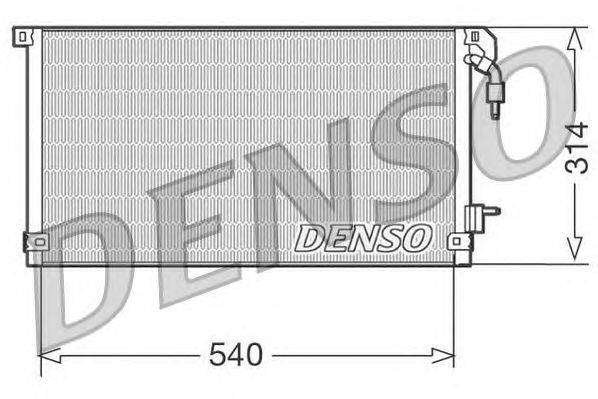 Конденсатор, кондиционер DENSO DCN21003