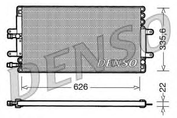 Конденсатор, кондиционер DENSO DCN23001