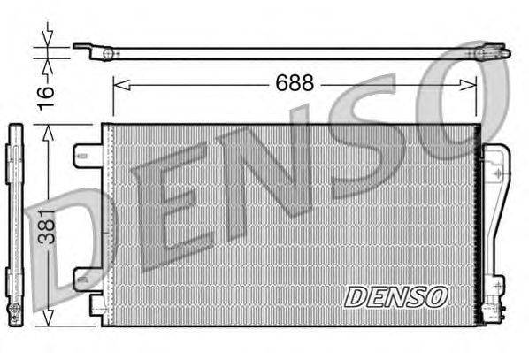 Конденсатор, кондиционер DENSO DCN23014