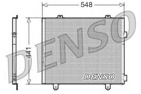 Конденсатор, кондиционер DENSO DCN23025