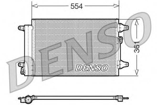 Конденсатор, кондиционер DENSO DCN32015