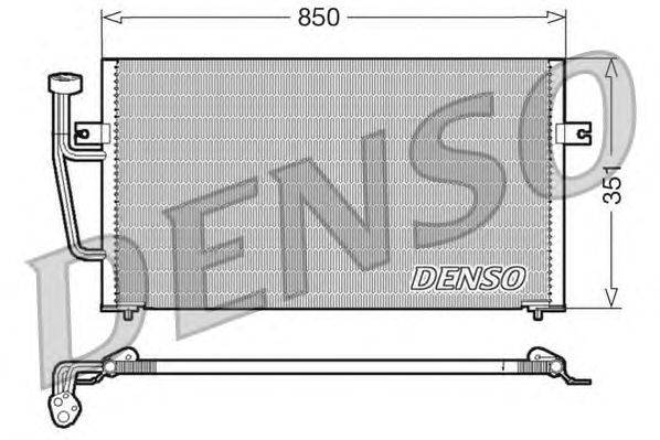 Конденсатор, кондиционер DENSO DCN33007