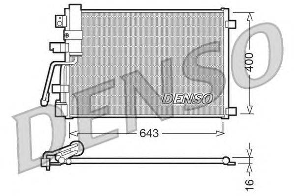 Конденсатор, кондиционер DENSO DCN46003