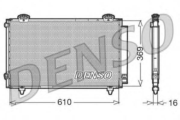 Конденсатор, кондиционер DENSO DCN50008