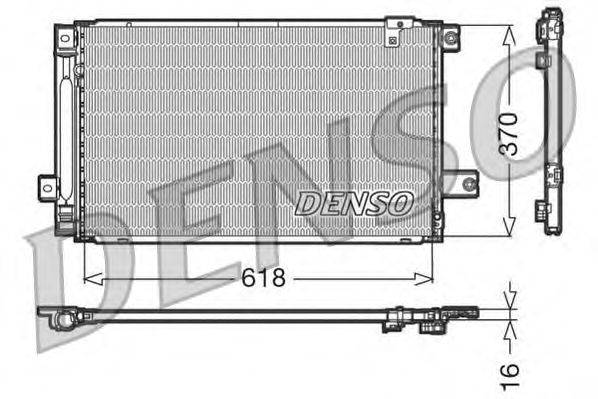 Конденсатор, кондиционер DENSO DCN50013
