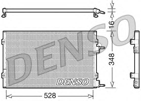 Конденсатор, кондиционер DENSO DCN06003