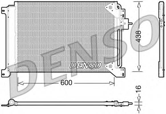 Конденсатор, кондиционер DENSO DCN12004