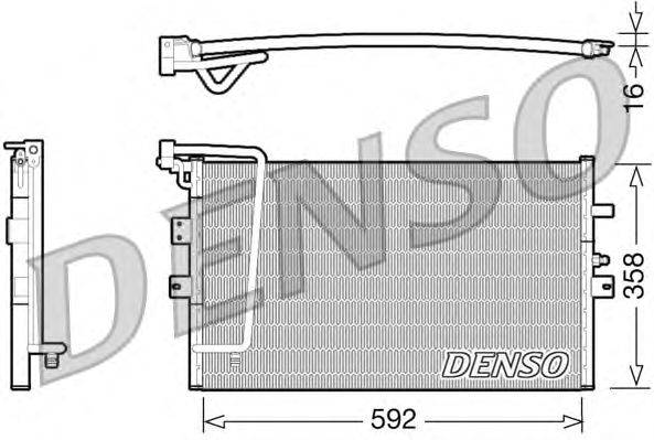 Конденсатор, кондиционер DENSO DCN25002