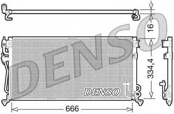 Конденсатор, кондиционер DENSO DCN45002
