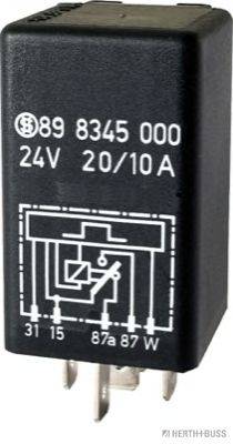 Реле, топливный насос HERTH+BUSS ELPARTS 75898345