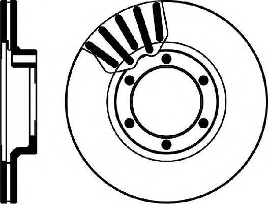 Тормозной диск MINTEX MDC674