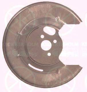 Отражатель, диск тормозного механизма KLOKKERHOLM 6037877