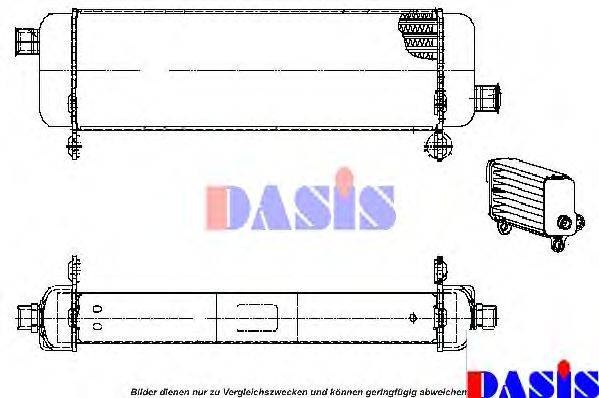 масляный радиатор, двигательное масло AKS DASIS 186000N