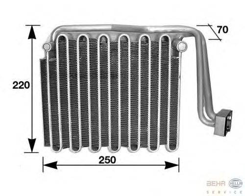 Испаритель, кондиционер HELLA 8FV 351 210-501