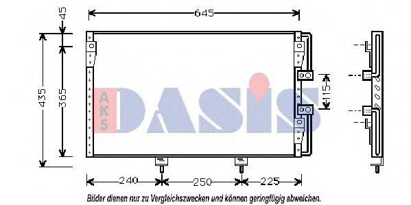 Конденсатор, кондиционер AKS DASIS 210065N