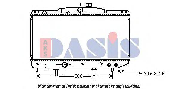 Радиатор, охлаждение двигателя AKS DASIS 29163