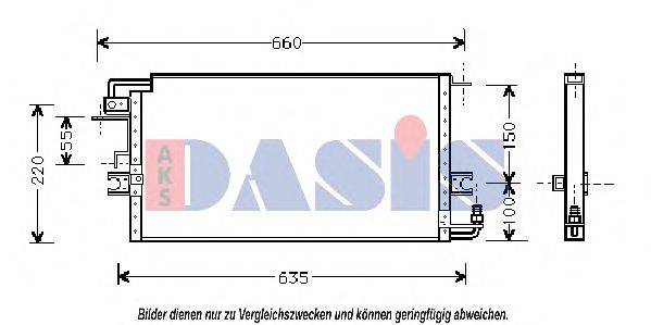 Конденсатор, кондиционер AKS DASIS TO5198