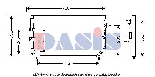 Конденсатор, кондиционер AKS DASIS 212910N