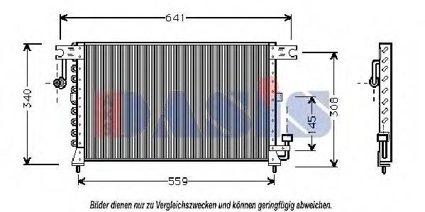 Конденсатор, кондиционер AKS DASIS 08283003