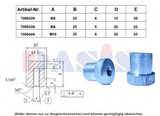 Болт AKS DASIS 700044N