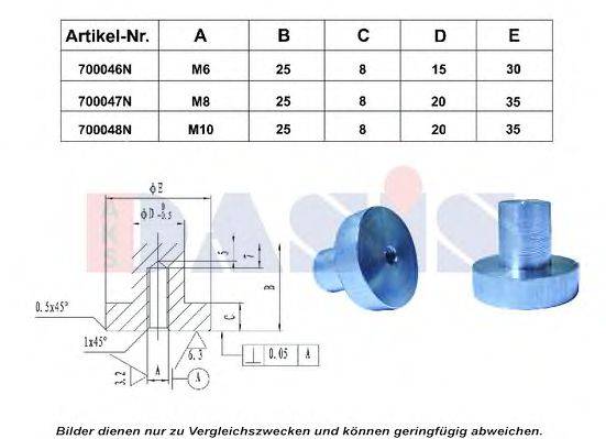 Болт AKS DASIS 700046N