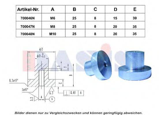 Болт AKS DASIS 700047N