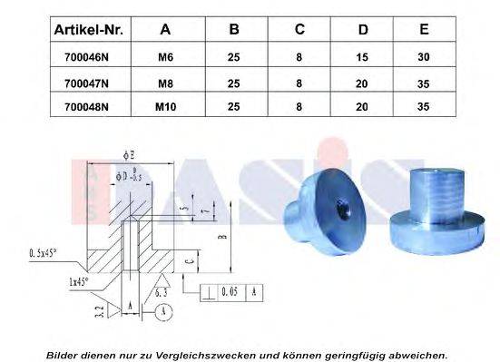 Болт AKS DASIS 700048N