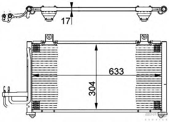 Конденсатор, кондиционер HELLA 8FC 351 302-131