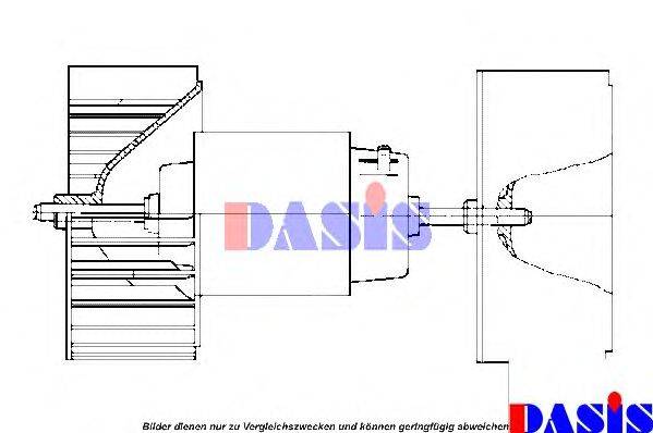 Вентилятор салона AKS DASIS 740439N