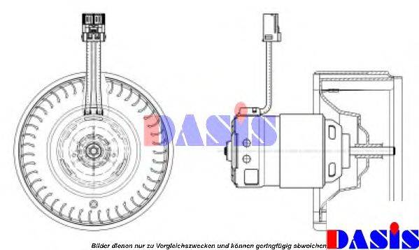 Вентилятор салона AKS DASIS 740543N