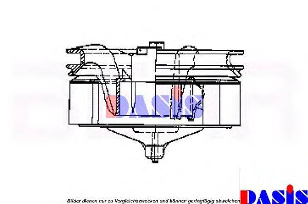 Вентилятор салона AKS DASIS 740620N